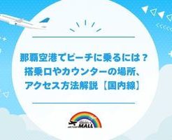 那覇空港でピーチに乗るには？搭乗口やカウンターの場所、アクセス方法解説【国内線】