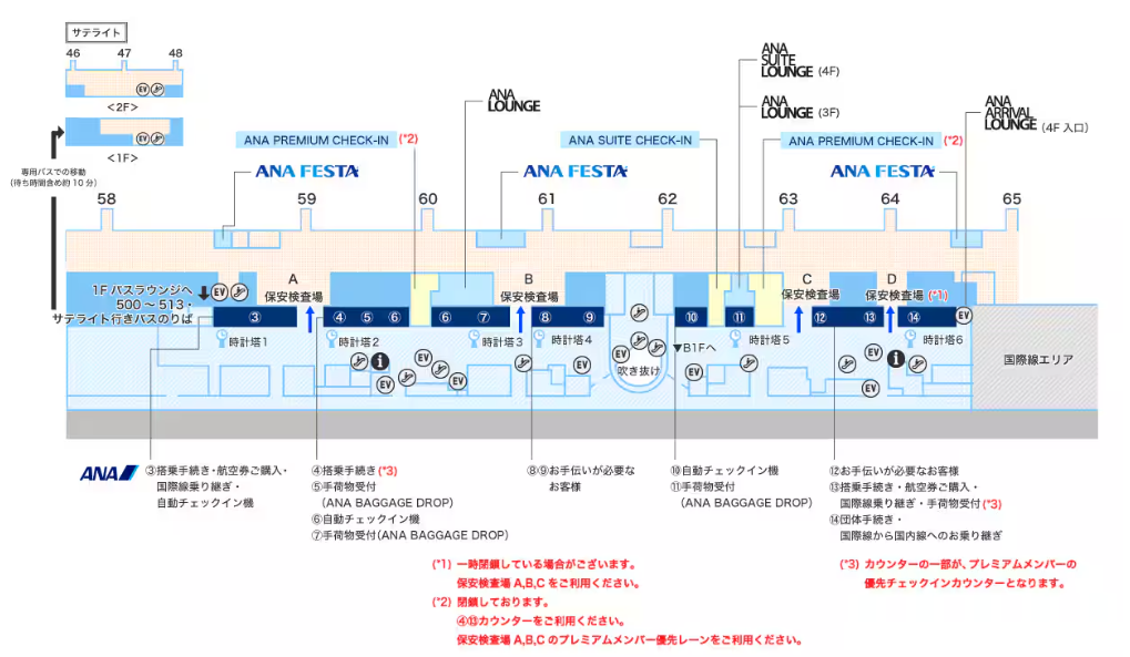 羽田空港のANA国内線ターミナルの場所はどこ？出発・到着ロビーなど紹介！ | 格安航空券モールコラム