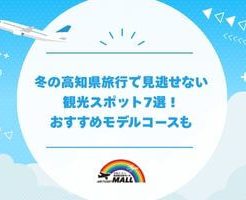 冬の高知県旅行で見逃せない観光スポット7選！おすすめモデルコースも